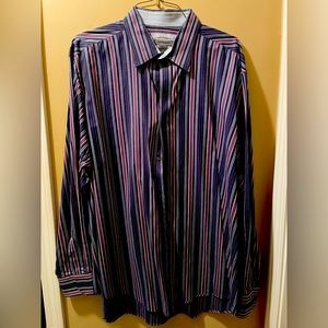 Johnston Murphy Dress Shirt 2XL Striped